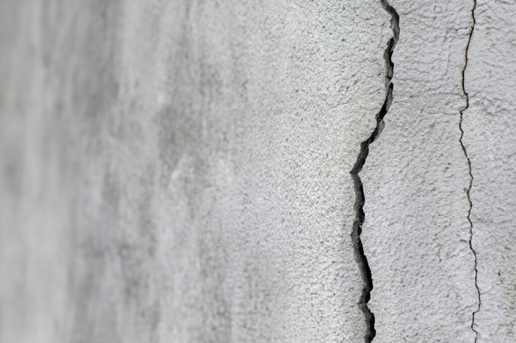 Réparation de fissure de fondation par injection