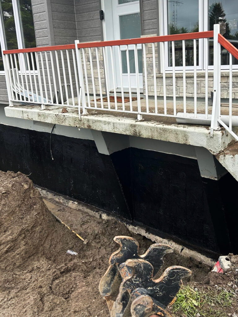 drain francais et impermeabilisation